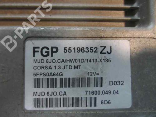 Engine control unit (ECU) OPEL CORSA C (X01)  | BP199638M57 