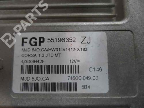 Engine control unit (ECU) OPEL CORSA C (X01)  | BP199640M57 