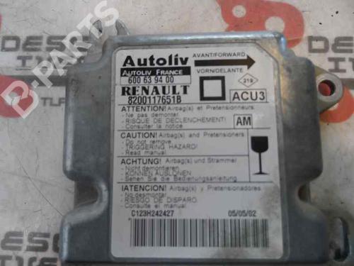 ECU airbags RENAULT MEGANE I (BA0/1_) 1.9 dTi (BA1U) | BP1499638M53 
