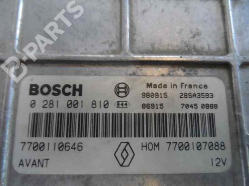 Engine control unit (ECU) RENAULT MEGANE I Coach (DA0/1_)  | BP200409M57 