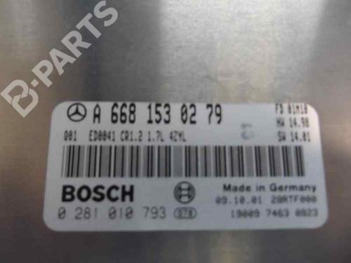 Engine control unit (ECU) MERCEDES-BENZ A-CLASS (W168) A 170 CDI (168.009, 168.109) | BP200415M57 