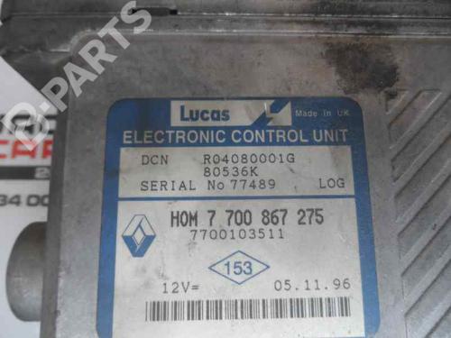 Engine control unit (ECU) RENAULT MEGANE I (BA0/1_) 1.9 D | BP200418M57 