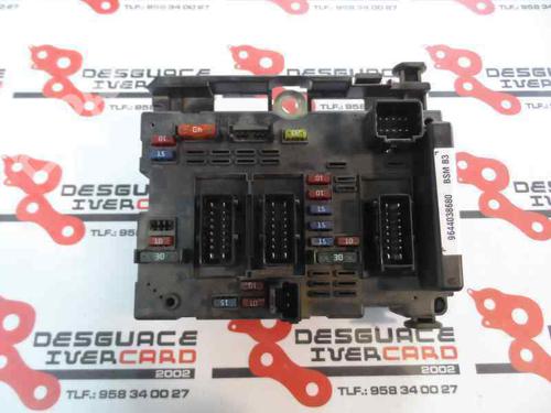Fuse box PEUGEOT 307 (3A/C) 2.0 HDi 90 | BP353844E1 