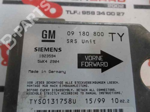 Kollisjonspute styreenhet OPEL VECTRA B (J96) 1.6 i 16V (F19) | BP1421919M53 