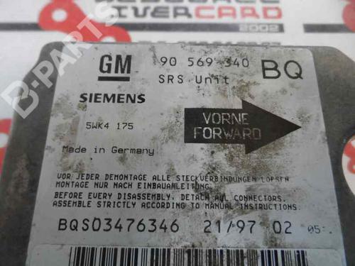 ECU airbags OPEL VECTRA B (J96) 1.6 i 16V (F19) | BP1421922M53 