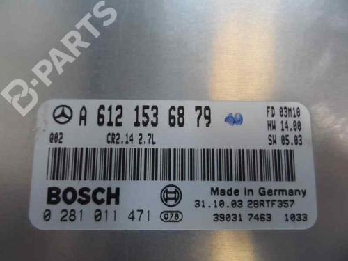 Engine control unit (ECU) MERCEDES-BENZ CLK (C209) CLK 270 CDI (209.316) | BP201550M57 