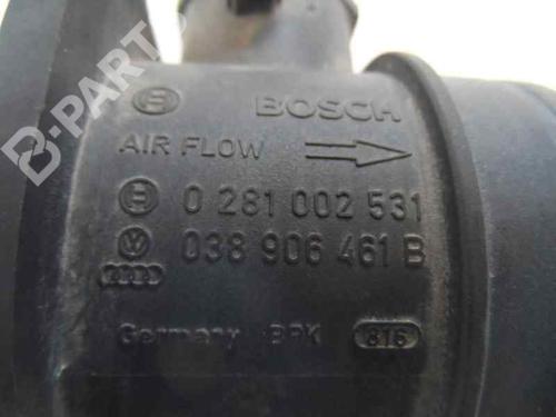 Mass air flow sensor VW POLO (9N_, 9A_) 1.4 TDI | BP1623688M95 