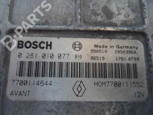 Engine control unit (ECU) RENAULT MEGANE Scenic (JA0/1_) 1.9 dTi (JA0N) | BP1499647M57 