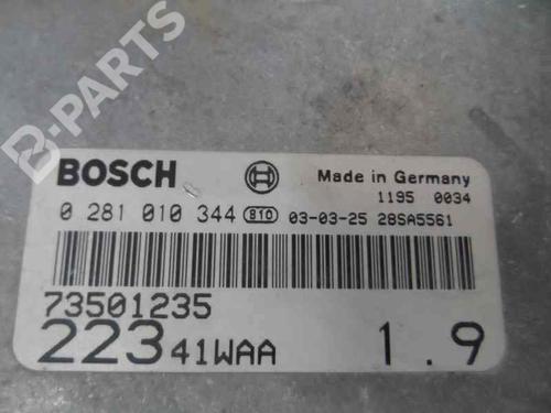 Engine control unit (ECU) FIAT DOBLO MPV (119_, 223_) 1.9 JTD | BP355283M57 