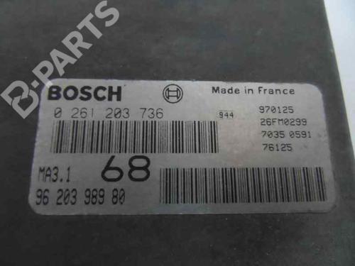 Engine control unit (ECU) PEUGEOT 106 II (1A_, 1C_)  | BP355452M57 