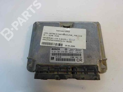 Computer motormanagement OPEL ASTRA G Hatchback (T98) 2.0 DI (F08, F48) (82 hp) 1282175
