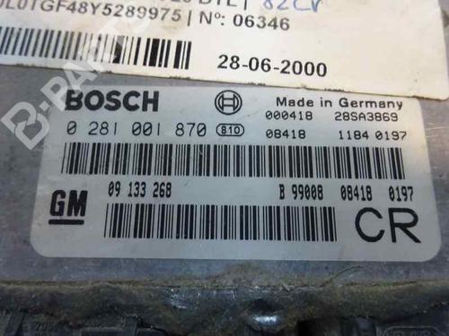 Computer motormanagement OPEL ASTRA G Hatchback (T98) 2.0 DI (F08, F48) | BP1282175M57 