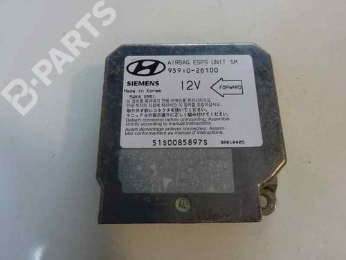 Used ECU airbags HYUNDAI SANTA FÉ I (SM) 2.0 CRDi (113 hp) 1221779