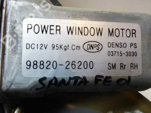 Rear right window mechanism HYUNDAI SANTA FÉ I (SM) 2.0 CRDi | BP1221784C25 
