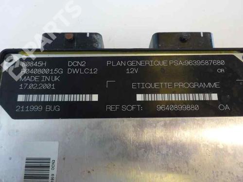 Engine control unit (ECU) PEUGEOT 206 Hatchback (2A/C)  | BP1387122M57 