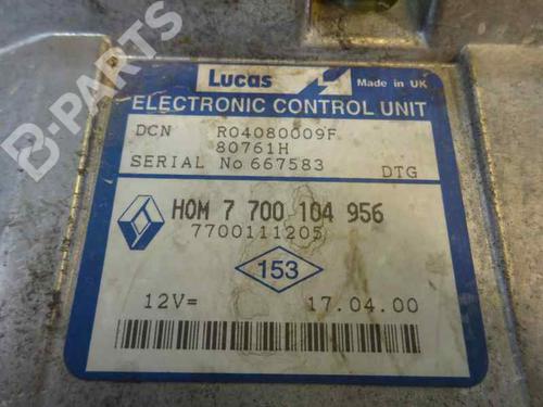 Engine control unit (ECU) RENAULT CLIO II (BB_, CB_)  | BP1866087M57 