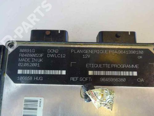Engine control unit (ECU) CITROËN XSARA (N1) 1.9 D | BP1560032M57 