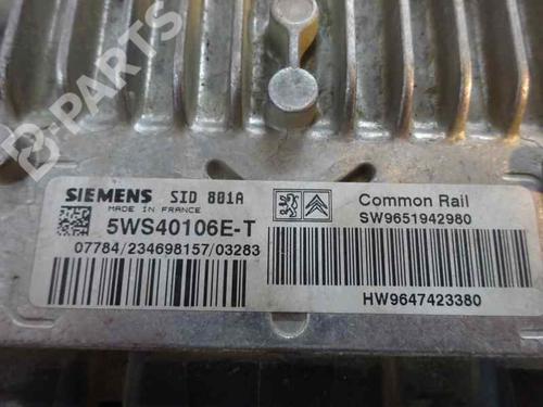 Engine control unit (ECU) CITROËN XSARA (N1) 2.0 HDi 90 | BP1726265M57 