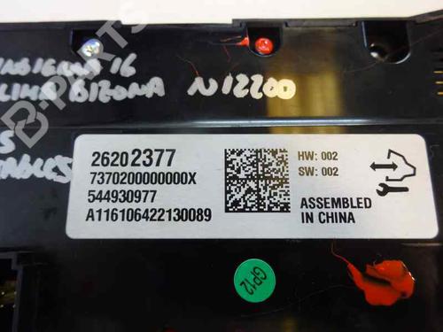 Climate control OPEL INSIGNIA A (G09)  | BP1866162I5 
