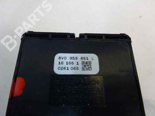 Left front window switch AUDI A3 Sportback (8VA, 8VF) 1.6 TDI | BP2708406I27 