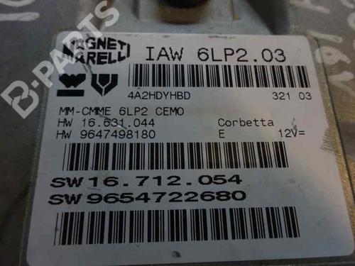 Engine control unit (ECU) PEUGEOT 206 Hatchback (2A/C)  | BP2293633M57 