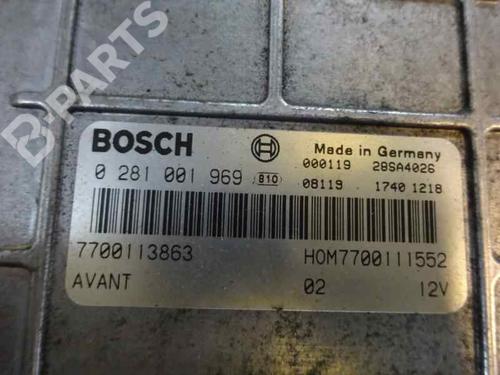 Engine control unit (ECU) RENAULT MEGANE I (BA0/1_) 1.9 dTi (BA08, BA0N) | BP2302622M57 