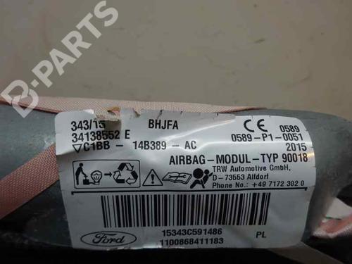 Right curtain airbag FORD FIESTA VI (CB1, CCN) 1.5 TDCi | BP2536921C12 