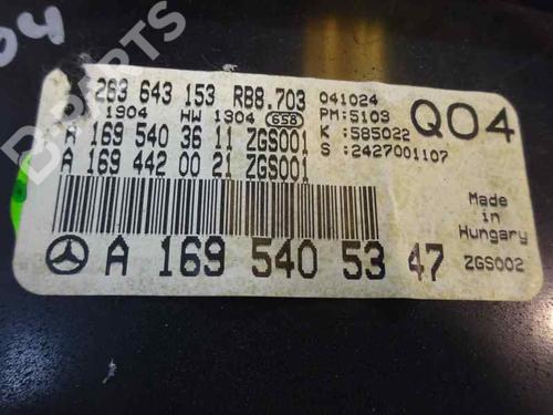 Instrument cluster MERCEDES-BENZ A-CLASS (W169) A 180 CDI (169.007, 169.307) | BP2708583C47 