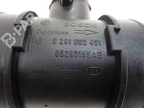 Mass air flow sensor CHRYSLER VOYAGER IV (RG, RS) 2.5 CRD | BP3206827M95 