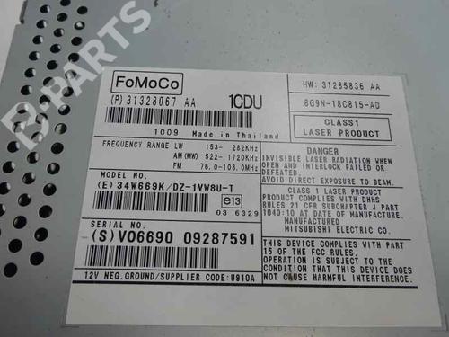Radio VOLVO XC60 I SUV (156) 2.4 D / D3 / D4 AWD | BP4469573E6 