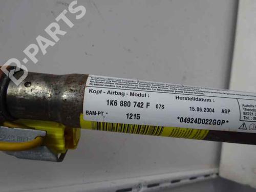 Right curtain airbag VW GOLF V (1K1) 1.4 16V | BP4603500C12 