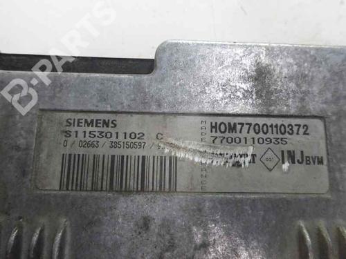Engine control unit (ECU) RENAULT CLIO II (BB_, CB_)  | BP4865187M57 