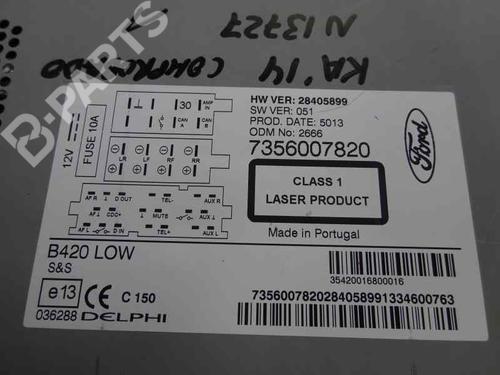 Radio FORD KA (RU8) 1.2 | BP5859737E6 