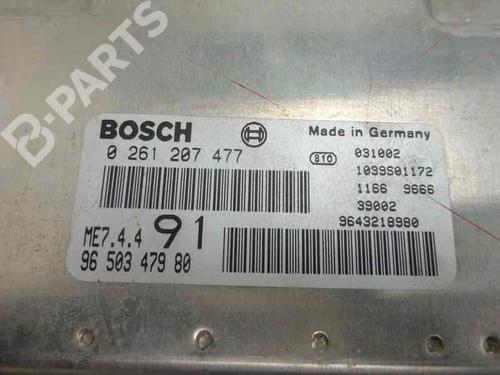 Engine control unit (ECU) PEUGEOT 206 Hatchback (2A/C)  | BP5954048M57 