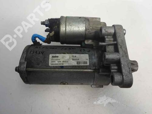 Used Starter CITROËN BERLINGO MULTISPACE (B9) 1.6 HDi 75 / BlueHDi 75 (75 hp) 6022172