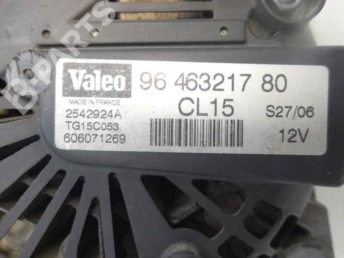 Alternator PEUGEOT 407 (6D_) 1.6 HDi 110 (6D9HZC, 6D9HYC) | BP6438750M7 