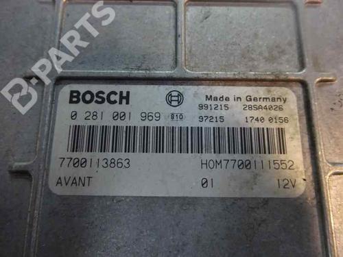 Engine control unit (ECU) RENAULT MEGANE I Classic (LA0/1_)  | BP6445166M57 