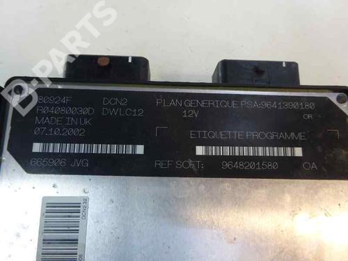 Engine control unit (ECU) PEUGEOT 206 Hatchback (2A/C) 1.9 D | BP6459724M57 
