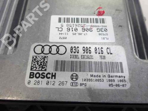 Engine control unit (ECU) AUDI A4 B7 (8EC) 2.0 TDI | BP6576341M57 