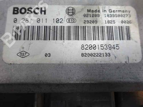 Motorstyringsenhet RENAULT SCÉNIC I MPV (JA0/1_, FA0_) 1.9 dCi (JA05, JA1F) | BP6580733M57 
