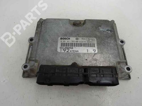 Used Engine control unit (ECU) FIAT STILO (192_) 1.9 D Multijet (100 hp) 7192913