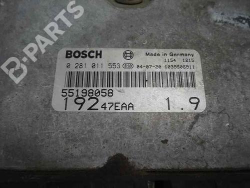 Engine control unit (ECU) FIAT STILO (192_) 1.9 D Multijet | BP7192913M57 