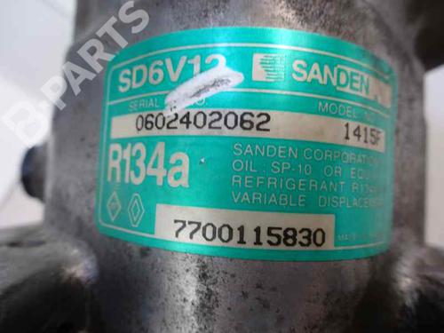 AC compressor RENAULT CLIO II (BB_, CB_) 1.2 (BB0A, BB0F, BB10, BB1K, BB28, BB2D, BB2H, CB0A,... | BP7648523M34 