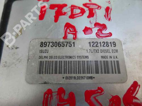 Engine control unit (ECU) OPEL COMBO Box Body/MPV 1.7 DTI 16V | BP7656886M57 
