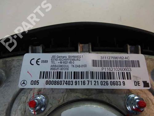 Airbag chauffør MERCEDES-BENZ A-CLASS (W169) A 180 CDI (169.007, 169.307) (109 hp) 8620771