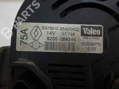 Alternator RENAULT CLIO II (BB_, CB_) 1.2 16V (BB05, BB0W, BB11, BB27, BB2T, BB2U, BB2V, CB05,... | BP9108758M7 