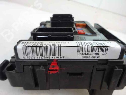 Fuse box CITROËN XSARA PICASSO (N68) 2.0 HDi | BP9129869E1 
