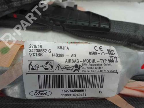 Right curtain airbag FORD FIESTA VI (CB1, CCN) 1.25 | BP9664152C12 