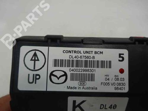Fuse box MAZDA 2 (DE_, DH_)  | BP9856943E1 