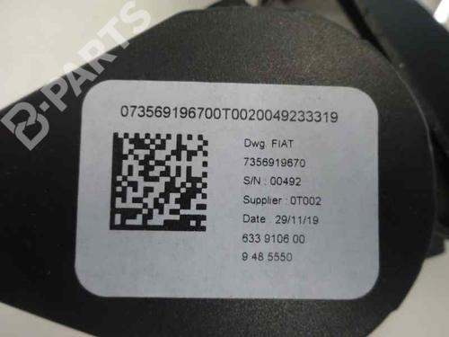 Rear left seatbelt FIAT TIPO Hatchback (356_, 357_) 1.3 D (356HXH1A) | BP10109439I29 